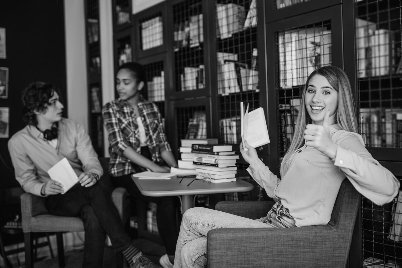 Financial education classroom with engaged students